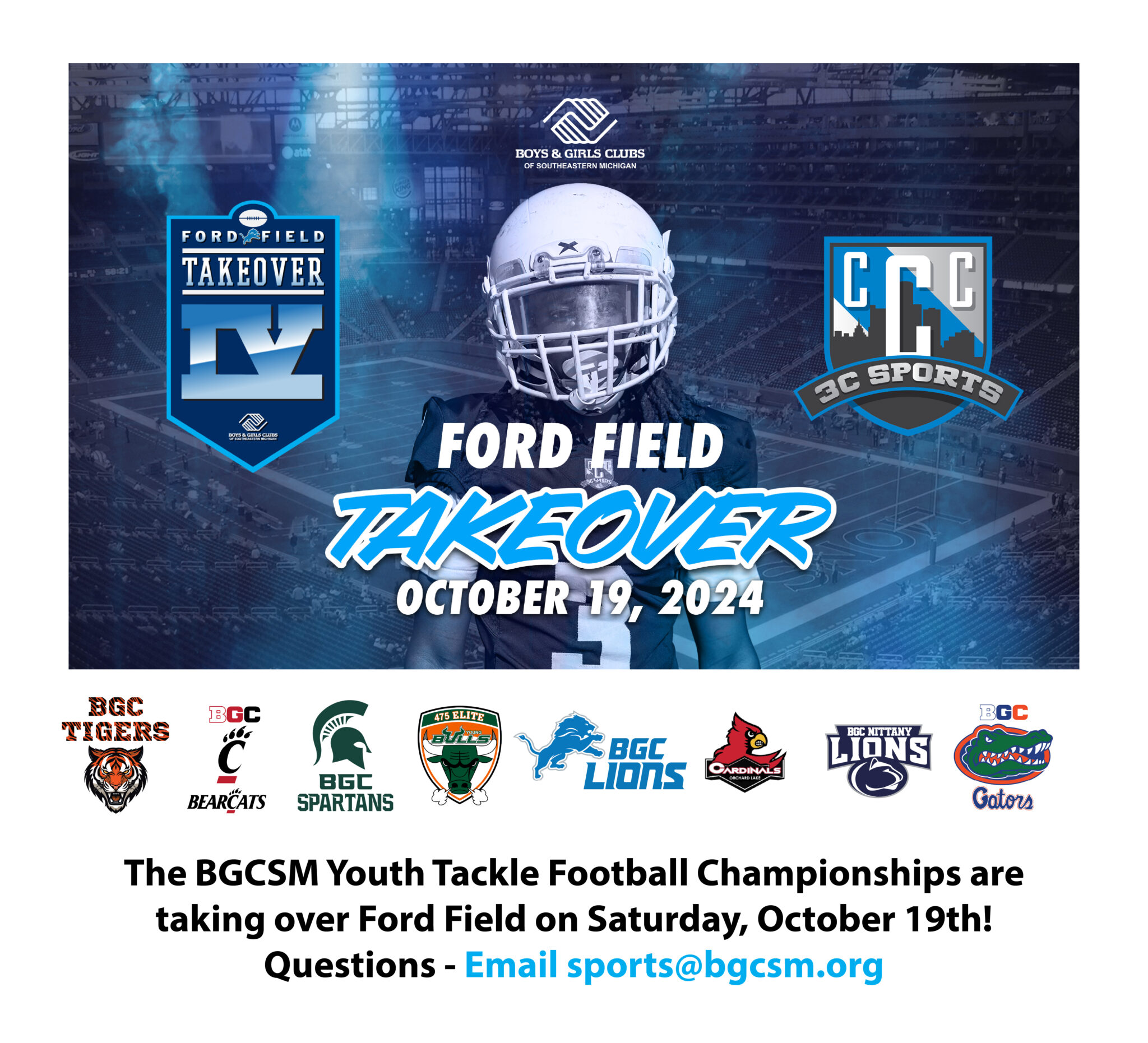 Ford Field Takeover Boys & Girls Clubs of Southeastern Michigan